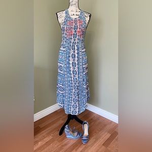 Boho sundress and shoes
